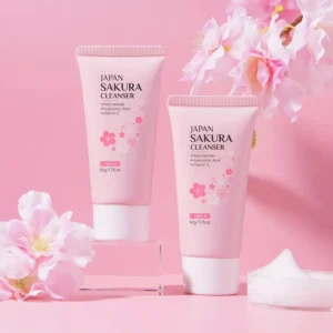 Sakura Cherry Blossom Foaming Cleanser – 50g Each